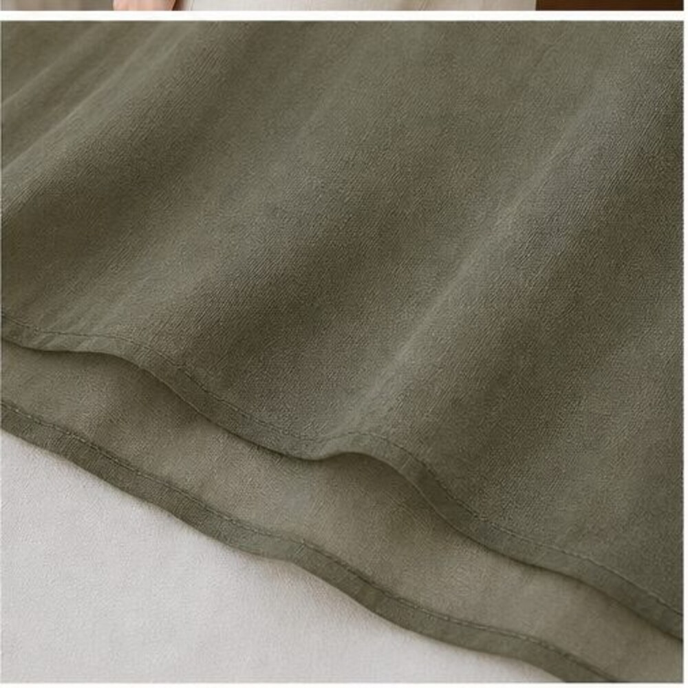 Olive Ruffle Blouse - Picture 6 of 6